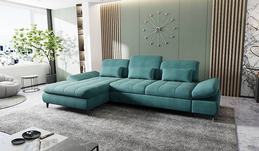 Hygger Möbelhaus Ecksofa NOLA Sofa L günstig online kaufen