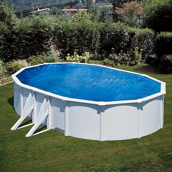 Gre Ovalpool "BORA BORA inkl. Stützen und Sicherheitsleiter" Höhe: 120 cm, günstig online kaufen