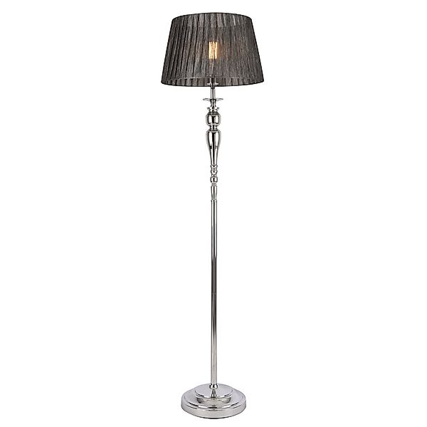 lux.pro Stehlampe, »Lingen« 1xE27 Metallgestell Stoff günstig online kaufen
