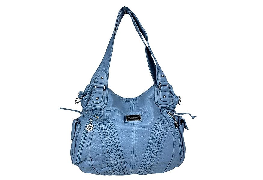 Taschen4life Schultertasche Damen Handtasche 1555-3, Schultertasche mit ext günstig online kaufen