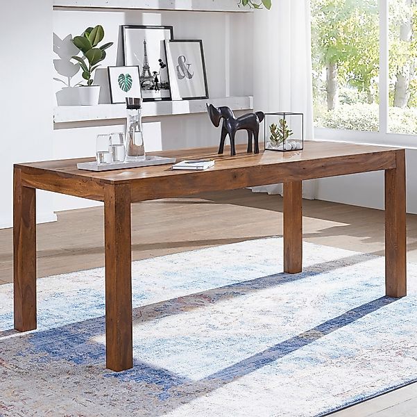 Wohnling Esstisch WL1.320 (Massivholz 140x80x76 cm, günstig online kaufen
