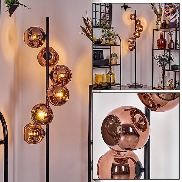 hofstein Stehlampe Stehlampe aus Metall/Glas in günstig online kaufen