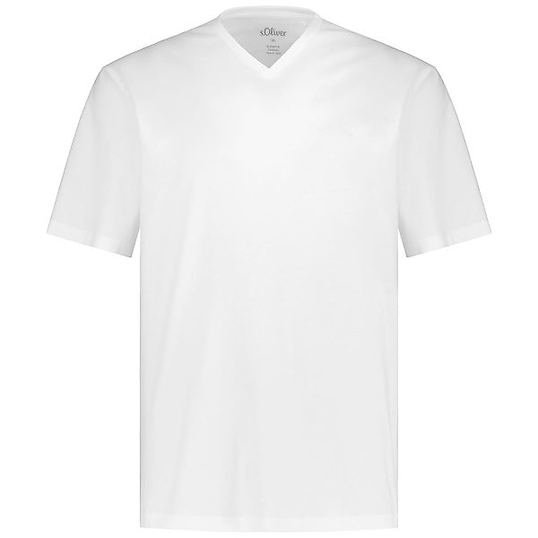 s.Oliver Basic-T-Shirt Farbe weiß Größe: 6XL günstig online kaufen