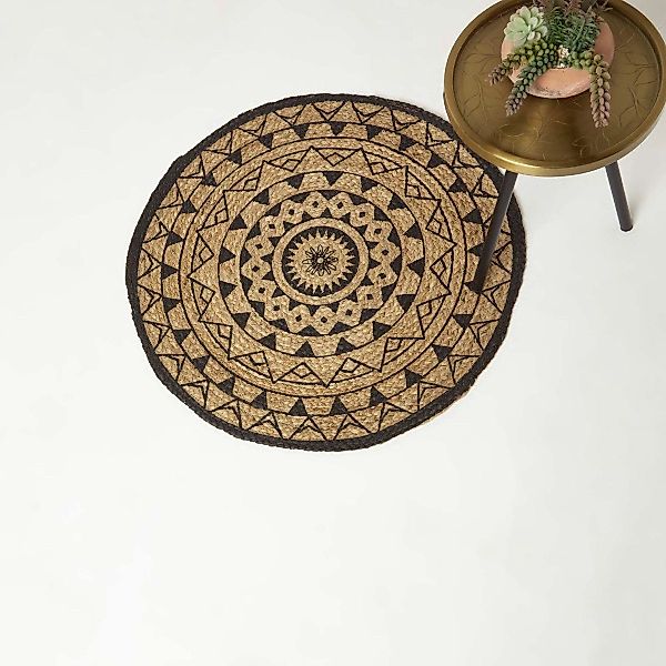 Homescapes Teppich Runder Teppich Mandala 70 günstig online kaufen