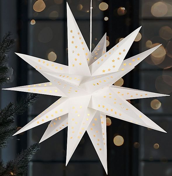 BRUBAKER LED Stern Weihnachtsstern für Innen - 60 cm XXL Leuchtstern - Häng günstig online kaufen