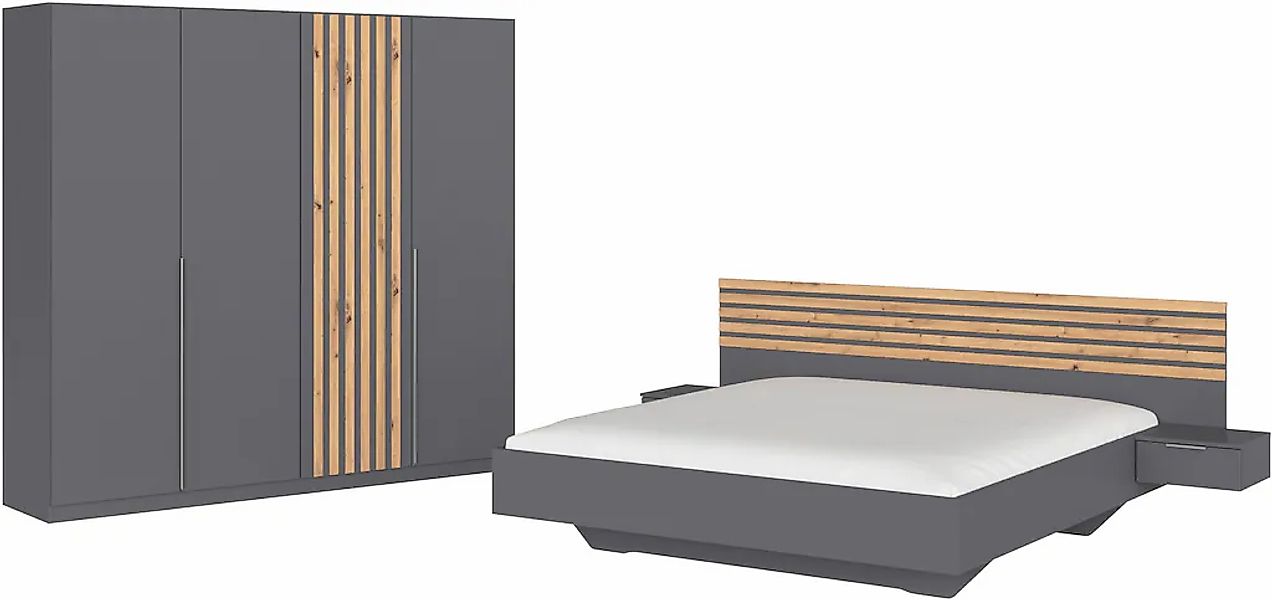 rauch Schlafzimmer-Set "Komplettzimmer Komplettschlafzimmer Komplett Set LA günstig online kaufen