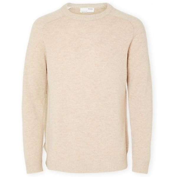 Selected  Pullover Wool Jumper New Coban -  Kelp/Bone White günstig online kaufen