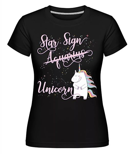 Star Sign Unicorn Aquarius · Shirtinator Frauen T-Shirt günstig online kaufen