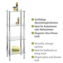 WENKO Badregal Yago, 4 Ablagen günstig online kaufen