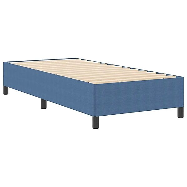 vidaXL Bettgestell Blau 80 x 200 cm Cordstoff 42006940 günstig online kaufen