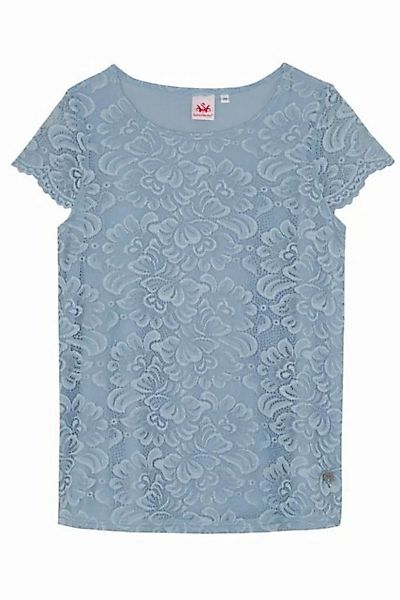 Spieth & Wensky Trachtenbluse Blusenshirt - DIVERIA - dunkelblau, hellblau günstig online kaufen