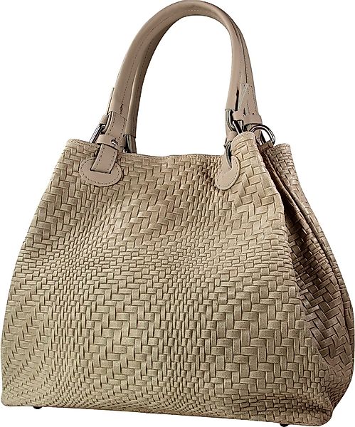 Toscanto Handtasche Toscanto Tasche abstraktes Flechtmuster günstig online kaufen