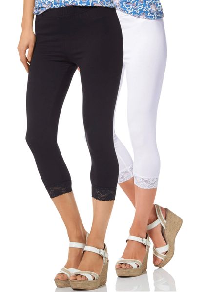 Boysen's Leggings (Packung, 2er-Pack) mit Spitze günstig online kaufen