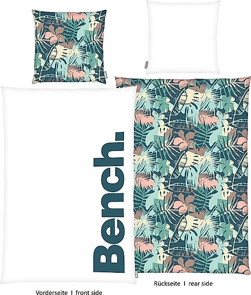 Bench. Wendebettwäsche "Bench" mit Schriftzug günstig online kaufen
