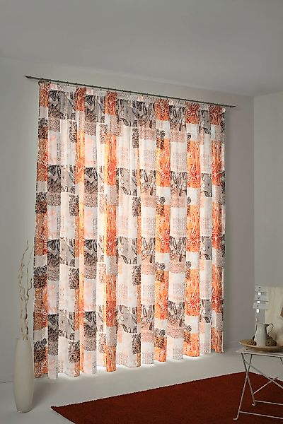Wirth Vorhang "JOLANDA" Kräuselband 1 Stk. tlg. günstig online kaufen