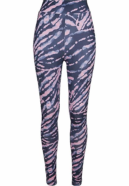 URBAN CLASSICS Leggings "Urban Classics Damen Ladies High Waist Tie Dye Leg günstig online kaufen