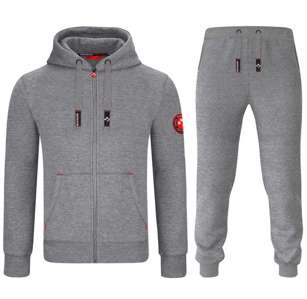 MOOSELINE Jogginganzug Herren Schwarz - rotes günstig online kaufen