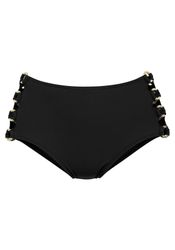 LASCANA Highwaist-Bikini-Hose Italy Goldfarbene Zierringe günstig online kaufen