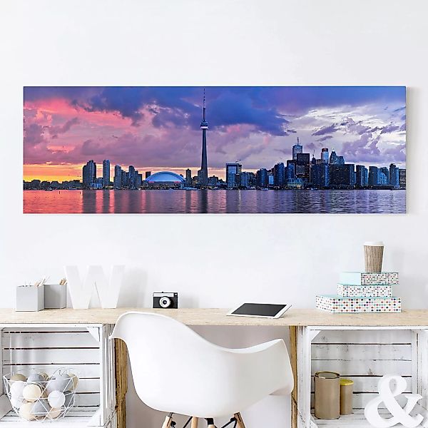 Leinwandbild Architektur & Skyline - Panorama Fascinating Toronto günstig online kaufen