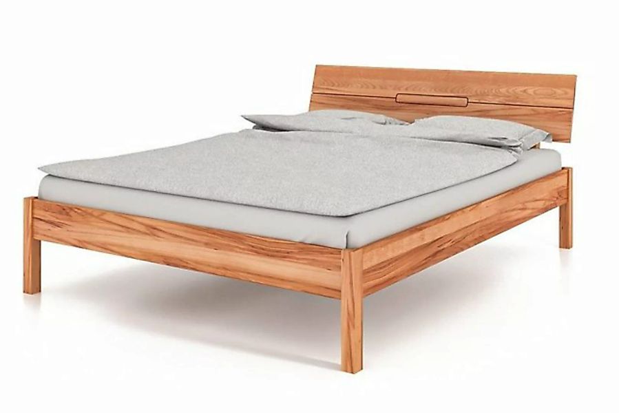 byoak Bett VENTO A-9 160 x 210 aus Massivholz, mit Holzkopfteil, Naturgeölt günstig online kaufen
