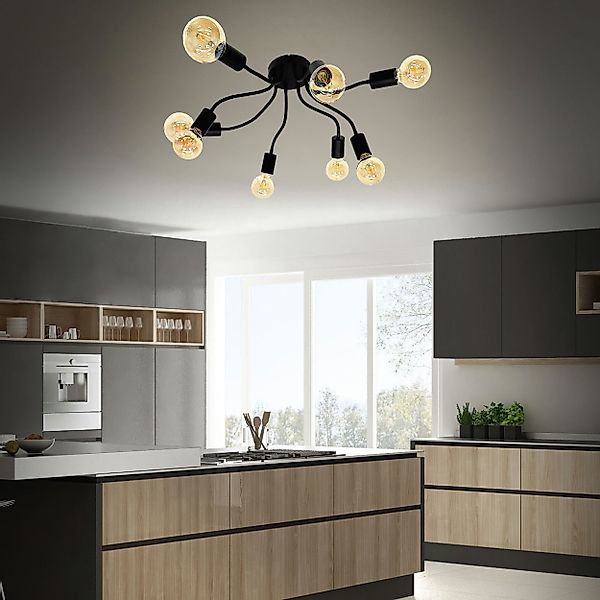 TRANGO LED Deckenleuchte, 8-flg. 1013B-4ASD Deckenleuchte günstig online kaufen