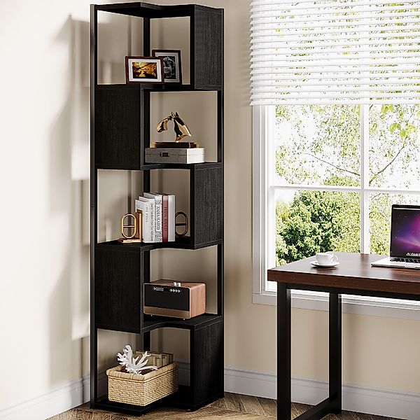 Tribesigns Bücherregal Bücherregal Eck 171 cm günstig online kaufen