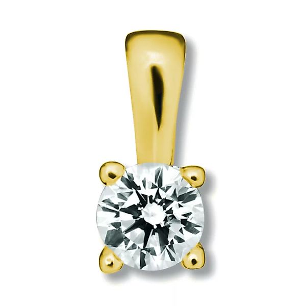 ONE ELEMENT Kette mit Anhänger "0.2 ct Diamant Brillant Anhänger aus 585 Ge günstig online kaufen