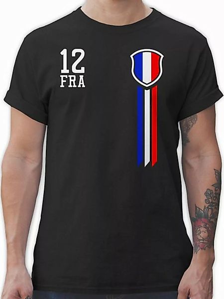 Shirtracer T-Shirt 12. Mann Frankreich Fanshirt 2024 Fussball EM Fanartikel günstig online kaufen