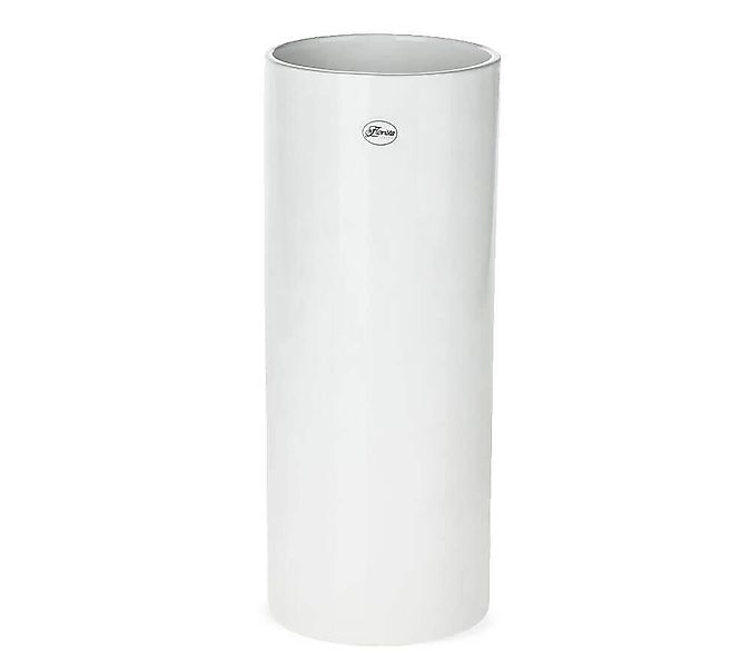 matches21 HOME & HOBBY Dekovase Vase Keramik weiß hoch rund Blumenvase Ø 12 günstig online kaufen