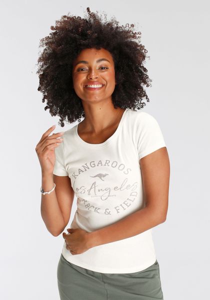 KangaROOS Print-Shirt sehr figurbetonter Schnitt, Print, günstig online kaufen