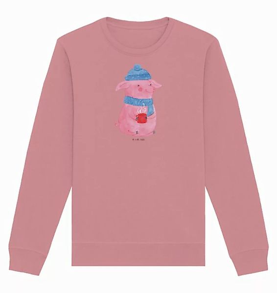 Mr. & Mrs. Panda Longpullover Größe M Schweinchen Glühwein - Canyon Pink - günstig online kaufen