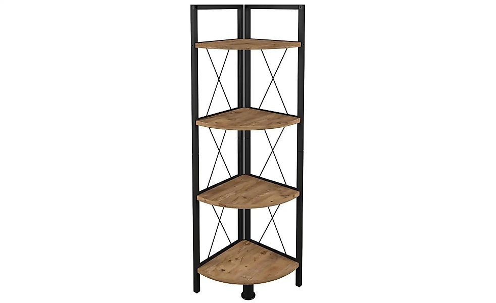 Eckregal  Insasi ¦ holzfarben ¦ Maße (cm): B: 34 H: 123 Regale > Standregal günstig online kaufen