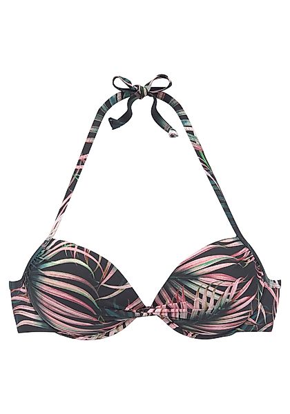 LASCANA Push-Up-Bikini-Top "Reese", mit Palmendruck günstig online kaufen
