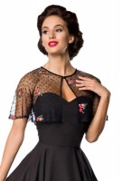 Vintage Kleid mit Cape günstig online kaufen