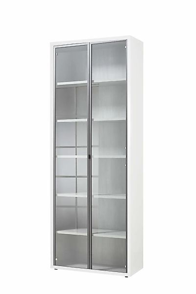 Composad Aktenschrank "DISEGNO, Bücherregal mit 2 Glastüren,", verstellbare günstig online kaufen