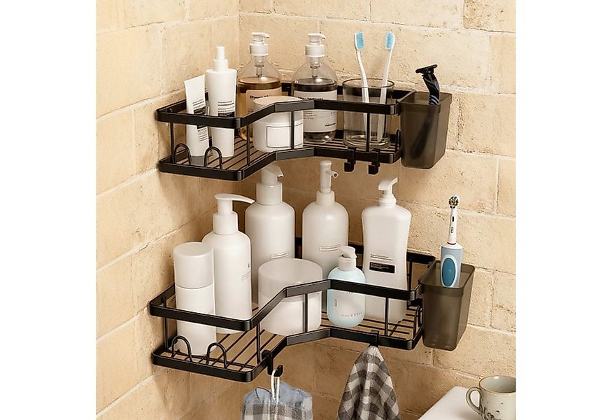 REDOM Duschablage Duschkorb Badezimmer Regal Eckregal Dusche Duschorganizer günstig online kaufen