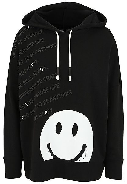 Doris Streich Sweatshirt (1-tlg) mit Hoodie und Smiley-Motiv günstig online kaufen