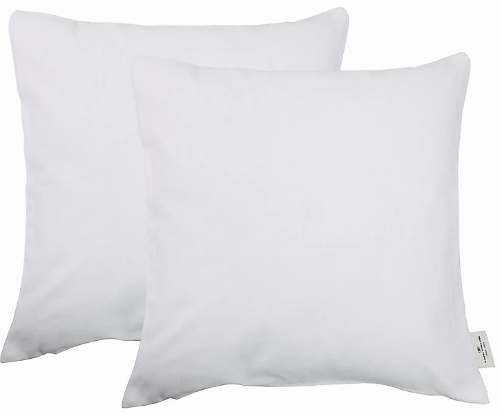 TOM TAILOR HOME Dekokissen "Dove" unifarben, Kissenhüllen ohne Füllung, 2er günstig online kaufen