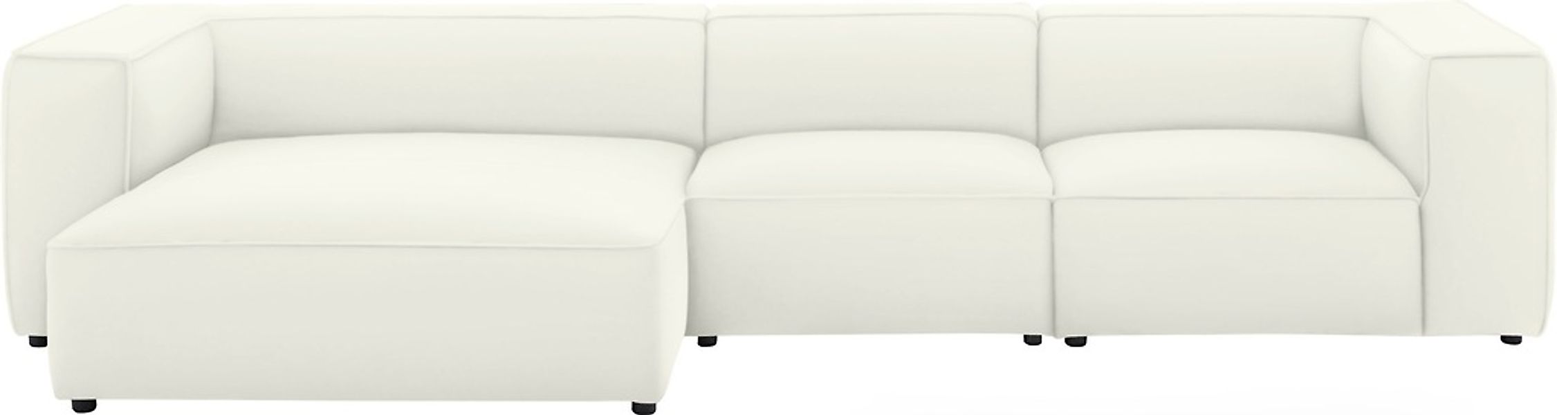 W.SCHILLIG Ecksofa »around-the-block« mit eleganter Biese, mit Federkern, B günstig online kaufen