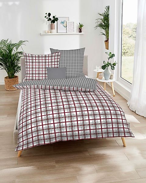 Kaeppel Wendebettwäsche »Plaid«, angenehm wärmend günstig online kaufen