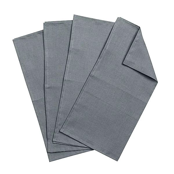 Clean Servietten 45 x 45cm 4er Pack smokey blue günstig online kaufen