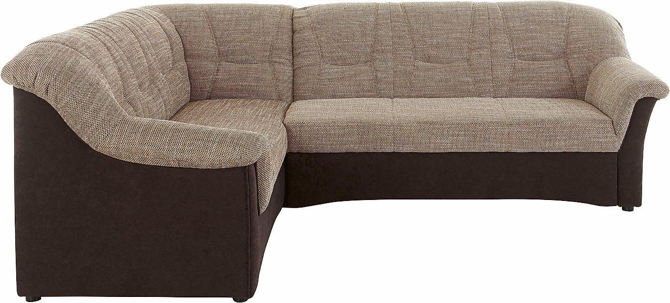 DOMO collection Ecksofa "Sarafina zeitlos&bequem, optional mit Federkern, B günstig online kaufen
