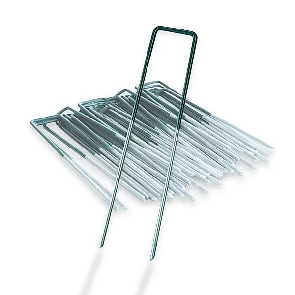 KARAT Erdanker 3 x 15 cm Rostfrei für Kunstrasen Vlies Gewächshäuser 100 St günstig online kaufen