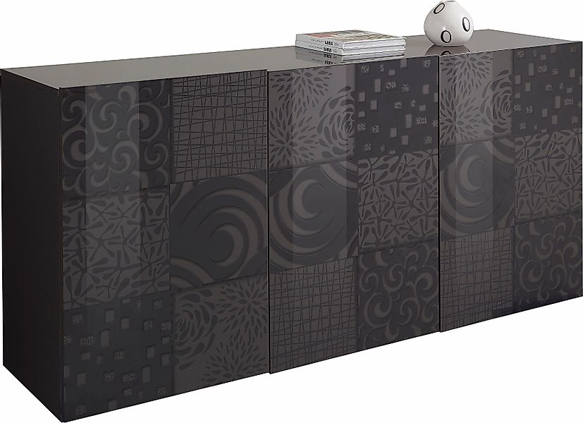 INOSIGN Sideboard "Miro", Breite 181 cm mit dekorativem Siebdruck günstig online kaufen