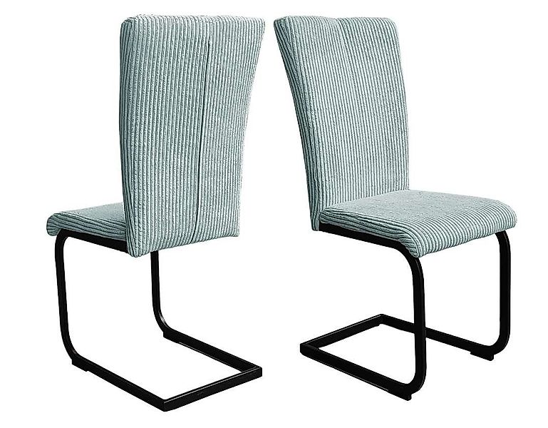 Home affaire Freischwinger "Oliver", (Set), 2 St., Cord, Stuhl belastbar bi günstig online kaufen