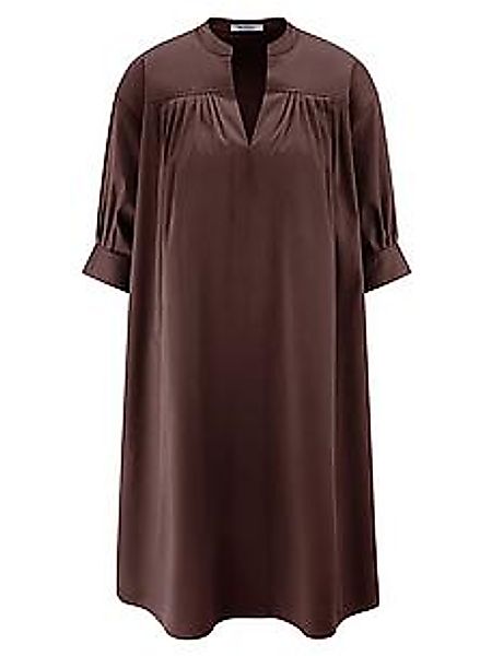 Kleid überschnittener Schulter Peter Hahn braun günstig online kaufen