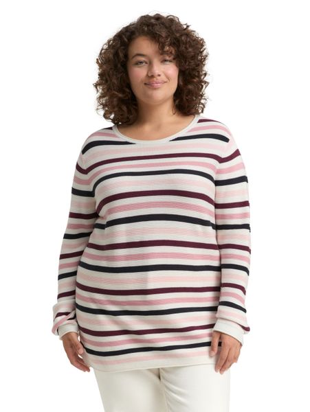 TOM TAILOR PLUS Strickpullover aus Bio-Baumwolle günstig online kaufen