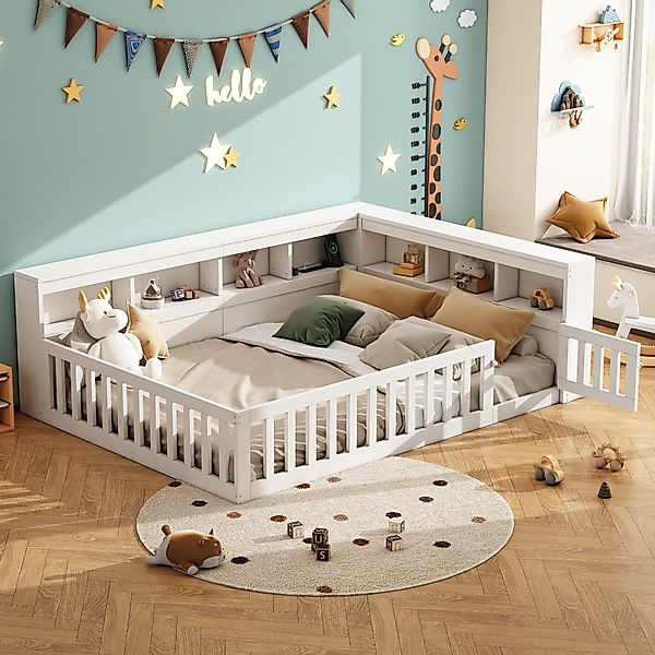 Flieks Holzbett, Kinderbett Daybett 140x190cm mit günstig online kaufen