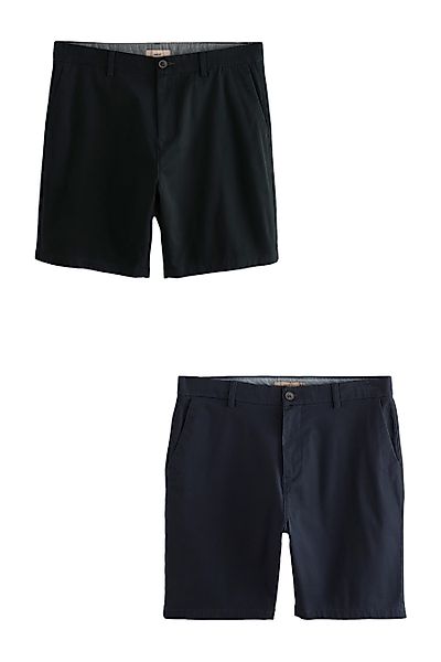 Next Chinoshorts Straight Fit Stretch-Chinoshorts, 2er-Pack günstig online kaufen