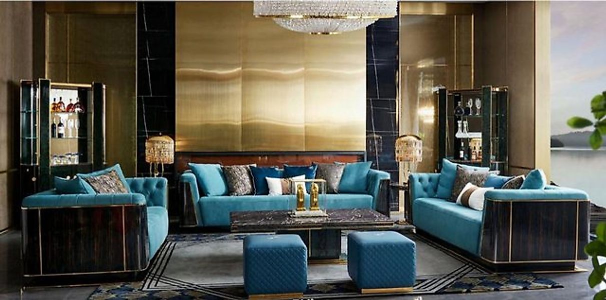 JVmoebel Sofa Dreisitzer Couch Couch Polster Sofa 3 Sitzer Textil Couchen S günstig online kaufen